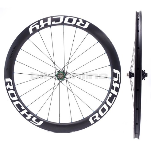 ROCKYROAD 50C DISC CLINCHER / Extralite Cyber SPD-3 DISC carbon wheelset 1.185g