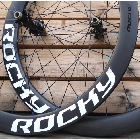 ROCKYROAD 50C DISC CLINCHER BERD / Extralite Cyber SPD-3 DISC carbon wheelset 1110g