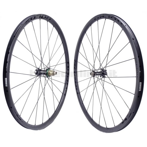 ROCKYROAD 25C DISC CLINCHER BERD / Extralite Cyber SPD-3 DISC carbon wheelset 920g