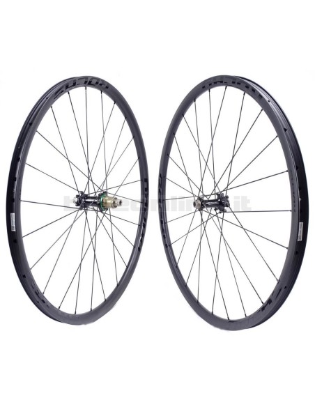 ROCKYROAD 25C DISC CLINCHER BERD / Extralite Cyber SPD-3 DISC carbon wheelset 920g