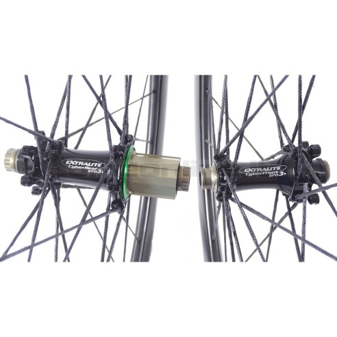 ROCKYROAD 36C DISC CLINCHER BERD / Extralite Cyber SPD-3 DISC carbon wheelset 1.020g