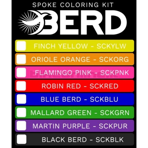 Berd - kit di colorazione per raggi Berd Polylight bianchi