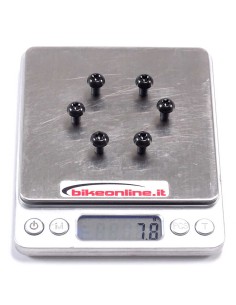 ROCKY - Kit di fissaggio dischi freno composto da 6 viti in Titanio nero 7.8g 2