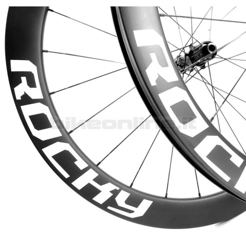ROCKYROAD 50C DISC CLINCHER / Carbon-Ti X-HUB SP Center Lock DISC carbon wheelset 1.255g