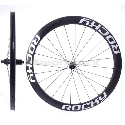 ROCKYROAD 50C DISC CLINCHER / ROCKY SP Center Lock carbon road wheelset 1.328g