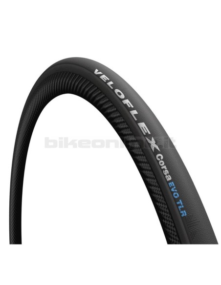 Veloflex Corsa EVO TLR Black Sidewall 700 x 28c super light tubeless ready clincher 258g