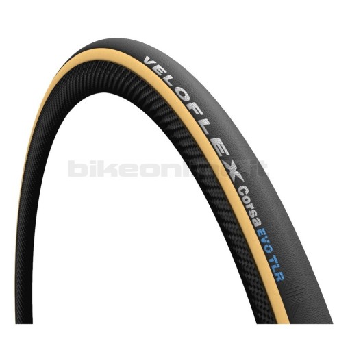 Veloflex Corsa EVO TLR Fianco Para 700 x 28c copertoncino tubeless ready super leggero 254g