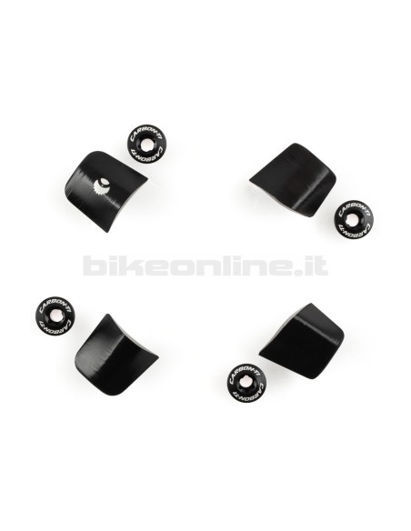 Carbon-Ti X-Cover DA9200 Black chainring fixing bolts shaped for Dura-Ace 9200 20g