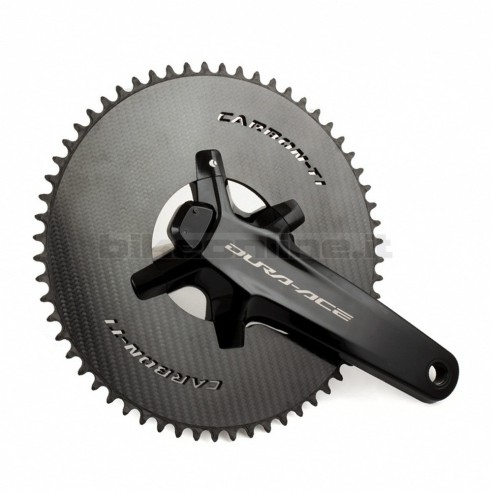 Carbon-Ti X-Cover DA9200 1X Black viti monocorona sagomate per Dura-Ace 9200 20g