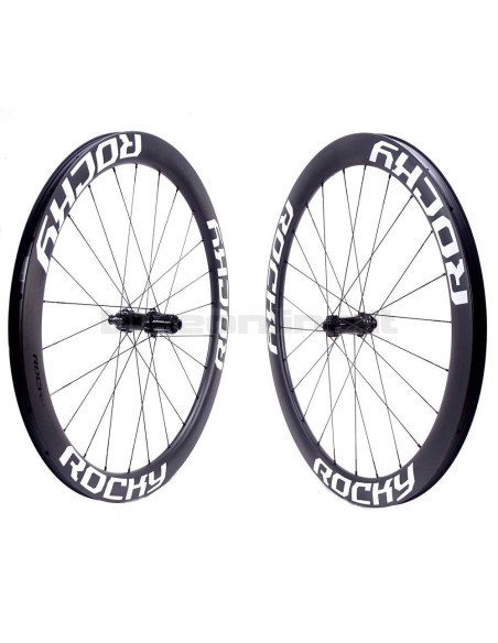 ROCKYROAD 50C DISC CLINCHER BERD / Carbon-Ti X-HUB SP Center Lock DISC carbon wheelset 1.180g