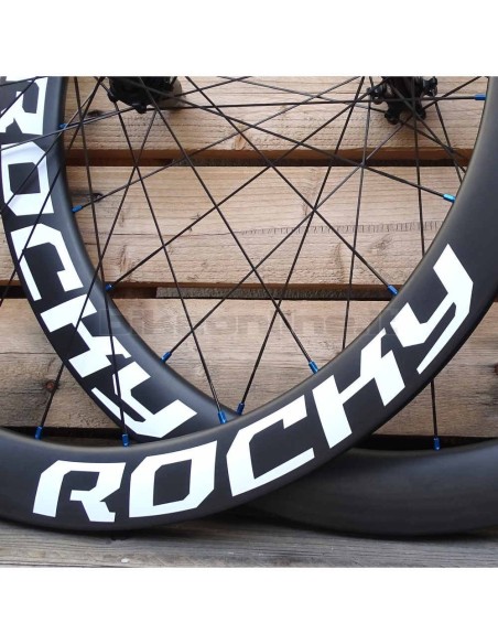 ROCKYROAD 50C DISC CLINCHER BERD / Carbon-Ti X-HUB SP Center Lock DISC carbon wheelset 1.180g