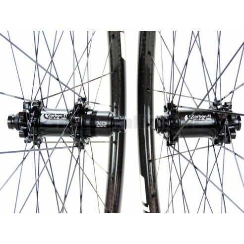 HardWheel AS25 - AS30 - AS35 T800 GrigioCarbonio MTB Wheels / Carbon-Ti X-HUB SP carbon MTB wheelset from 1.190g
