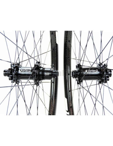 HardWheel AS25 - AS30 - AS35 T800 GrigioCarbonio MTB Wheels / Carbon-Ti X-HUB SP carbon MTB wheelset from 1.190g