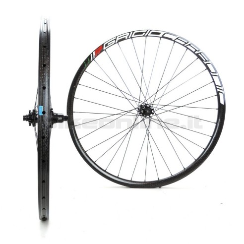 HardWheel AS25 - AS30 - AS35 T800 GrigioCarbonio MTB Wheels / Carbon-Ti X-HUB SP carbon MTB wheelset from 1.190g