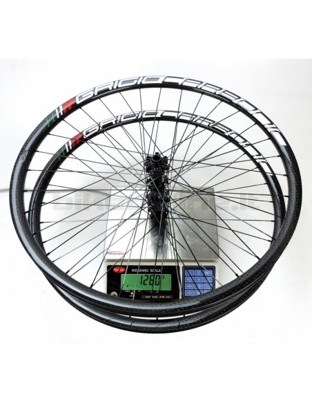 HardWheel AS25 - AS30 - AS35 T800 GrigioCarbonio MTB Wheels / Carbon-Ti X-HUB SP carbon MTB wheelset from 1.190g