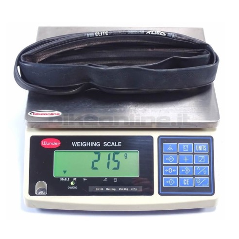Tufo ELITE PRIMA superlight tubular 700x25C 220g weight on the scale