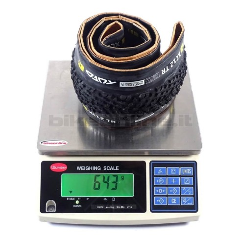 Tufo - XC12 TR - 29 × 2.25" black MTB tire 650g weight on the scale