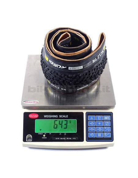 Tufo - XC12 TR - 29 × 2.25" black MTB tire 650g weight on the scale