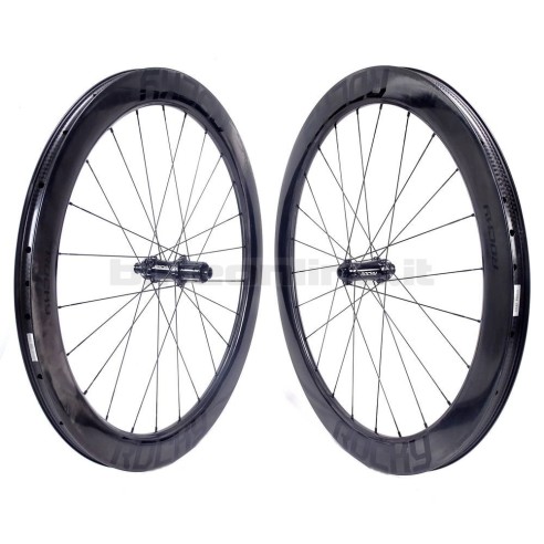 ROCKYROAD KOM 55C DISC CLINCHER / ROCKY II SP CL carbon wheelset 1.220g