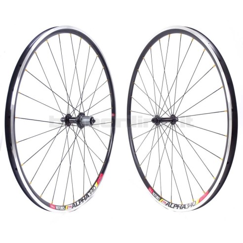 Notubes ZTR Alpha 340 tubeless / ROCKY ROAD J SL aluminium road wheelset 1.265g