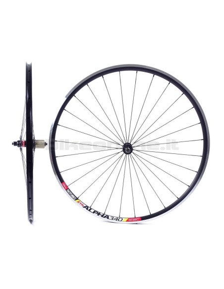 Notubes ZTR Alpha 340 tubeless / Novatec SuperLight aluminium road wheelset 1.295g front wheel