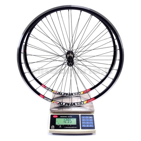 Notubes ZTR Alpha 340 tubeless / Novatec SuperLight aluminium road wheelset 1.295g weight on the scale