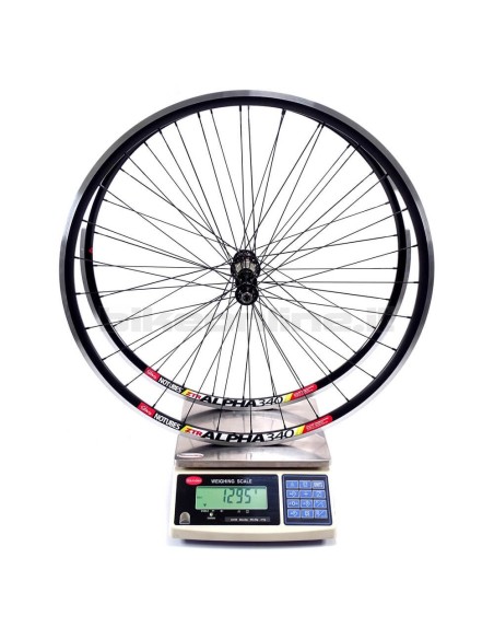 Notubes ZTR Alpha 340 tubeless / Novatec SuperLight aluminium road wheelset 1.295g weight on the scale