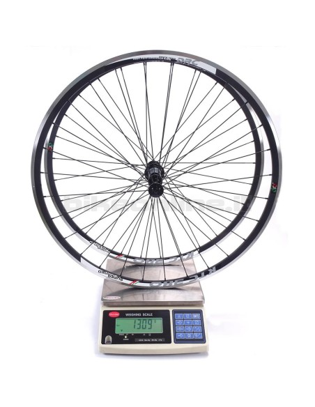 Ruote strada alluminio DRC KTC 380 clincher / ROCKY ROAD J SL 1.309g_PESO SULLA BILANCIA