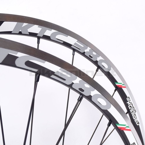 DRC KTC 380 clincher /ROCKY ROAD J SL aluminium road wheelset 1.309g_5