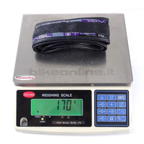 Panaracer Copertoncino Agilest Light 700x25  170g peso sulla bilancia