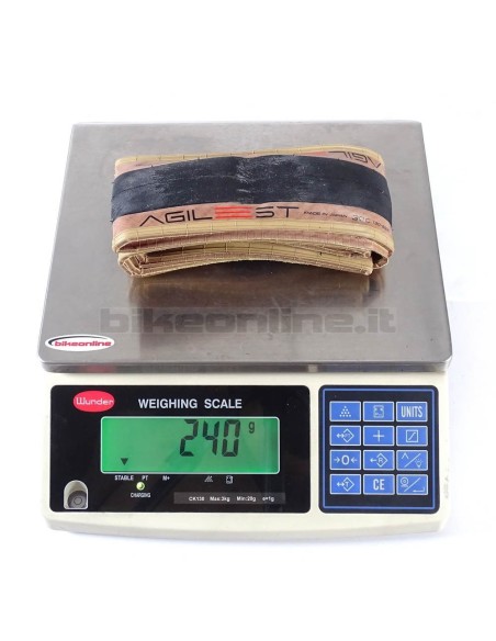 Panaracer- Copertoncino  AGILEST Skinwall 700x30  240g peso sulla bilancia