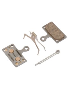 Shimano - Coppia pastiglie metalliche BP-G04TI-MX con supporto in titanio 19g_1