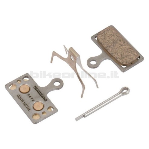 Shimano - BP-G04TI-MX Metal Disc Brake Pads with titanium support 19g_1