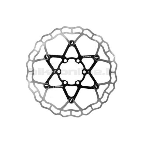 Ashima - AINEON ARO-10 disc rotor  Black 160mm  79g