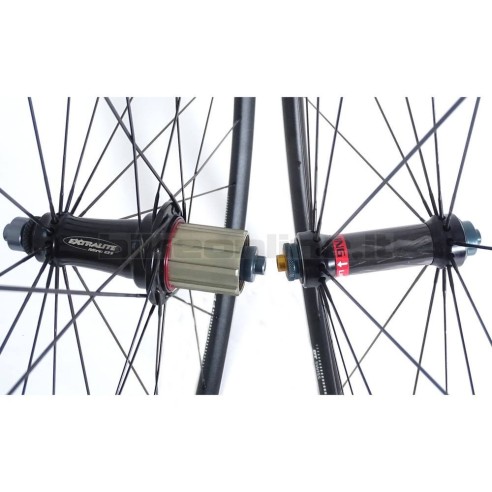 DRC KTC 380 clincher / Extralite MRC01 aluminium road wheelset from 1.150g