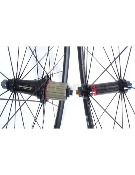 DRC KTC 380 clincher / Extralite MRC01 aluminium road wheelset from 1.150g