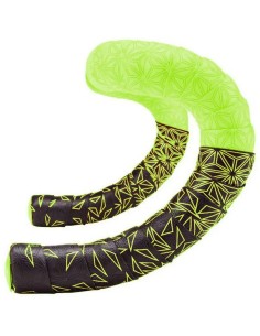 Supacaz - Nastro Manubrio Super Sticky Starfade Nero - Neon Giallo Road-Gravel Bar 60g 2