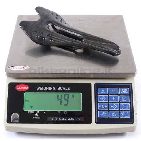 Extralite HyperSaddle XC-49 Superlight Carbon Saddle road, gravel, mtb 49g weight on the scale