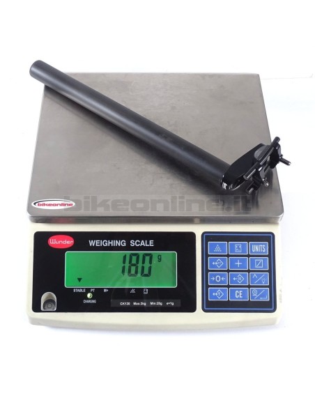 WR Compositi - Carbon RSR UD seatpost kit SPL 37mm setback  25.4 x 320mm 180g_weight on the scale