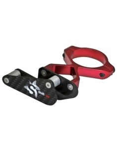 Shift-Up - Superlight carbon-ergal chainguide top mount clamp 34.9mm 37g