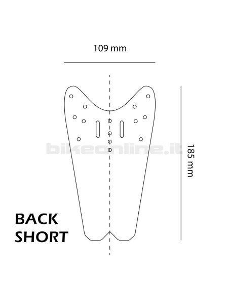 FT PRO BACK SHORT Parafango in Digitale per XC, All Mountain, Enduro, Freeride e Downhill 18g_1