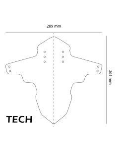 FT PRO TECH Parafango in Serigrafia per XC, All Mountain, Enduro, Freeride e Downhill 42g_1 2