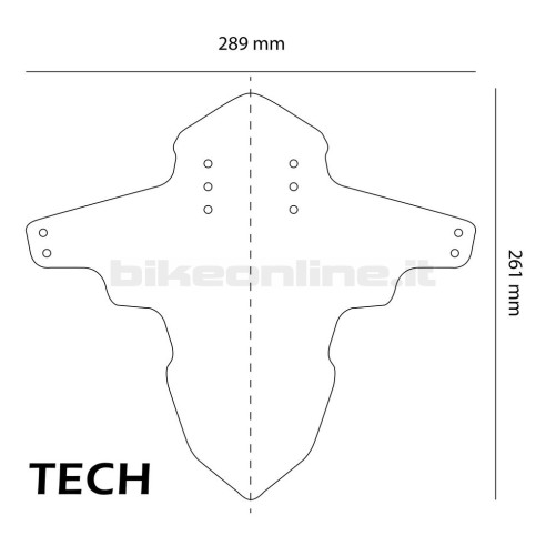 FT PRO TECH Parafango in Serigrafia per XC, All Mountain, Enduro, Freeride e Downhill 42g