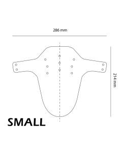 FT PRO SMALL Parafango in Serigrafia per Xc, Enduro,... 2