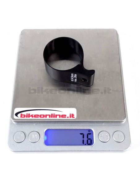 ROCKY - Derailleur clamp 34.9 full carbon 7.6g_weight on the scale