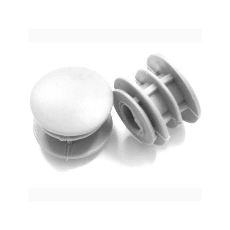 MSC Bikes - Bar white caps in rubber 4.5g