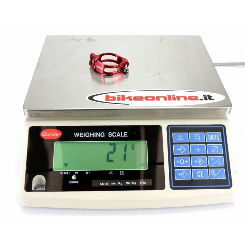 MSC Bikes - Red front derailleur clamp adaptor...