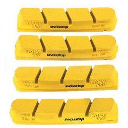 Swiss Stop - RACE PRO YELLOW KING campagnolo brake pads set 4 for carbon rims