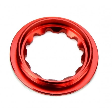 POP PRODUCTS - Cassette locking ring Red Shimano/Sram 11T 3.9g