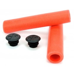 Propalm - Coppia manopole in silicone colore rosso 65g 2